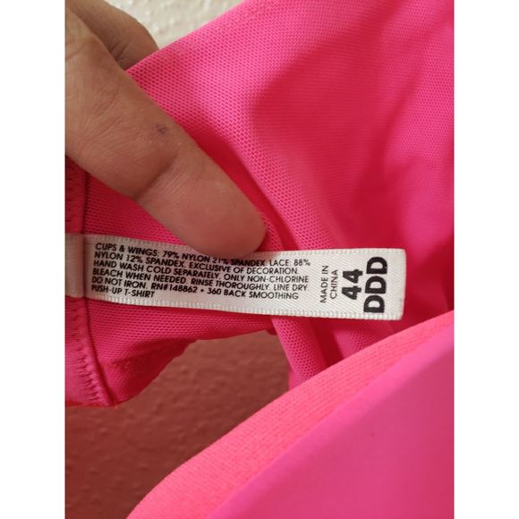 Torrid Curve Pink Bra size 44DDD - Picture 7 of 12